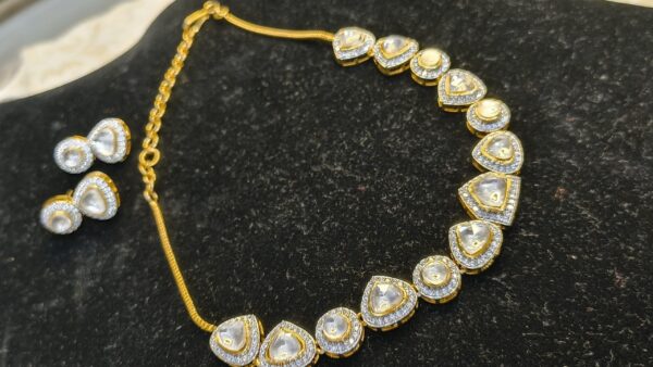 IMG_20250419_195657802 Exquisite Kundan Necklace & Earrings Set