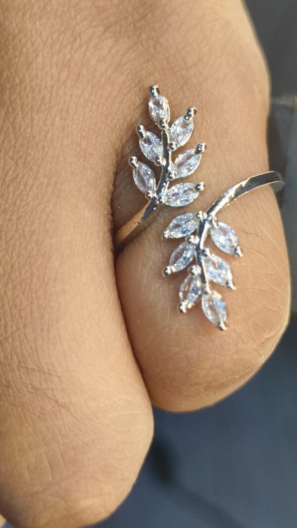 IMG_20250420_183609560 Heer Patta (Jewelled Leaf) Ring