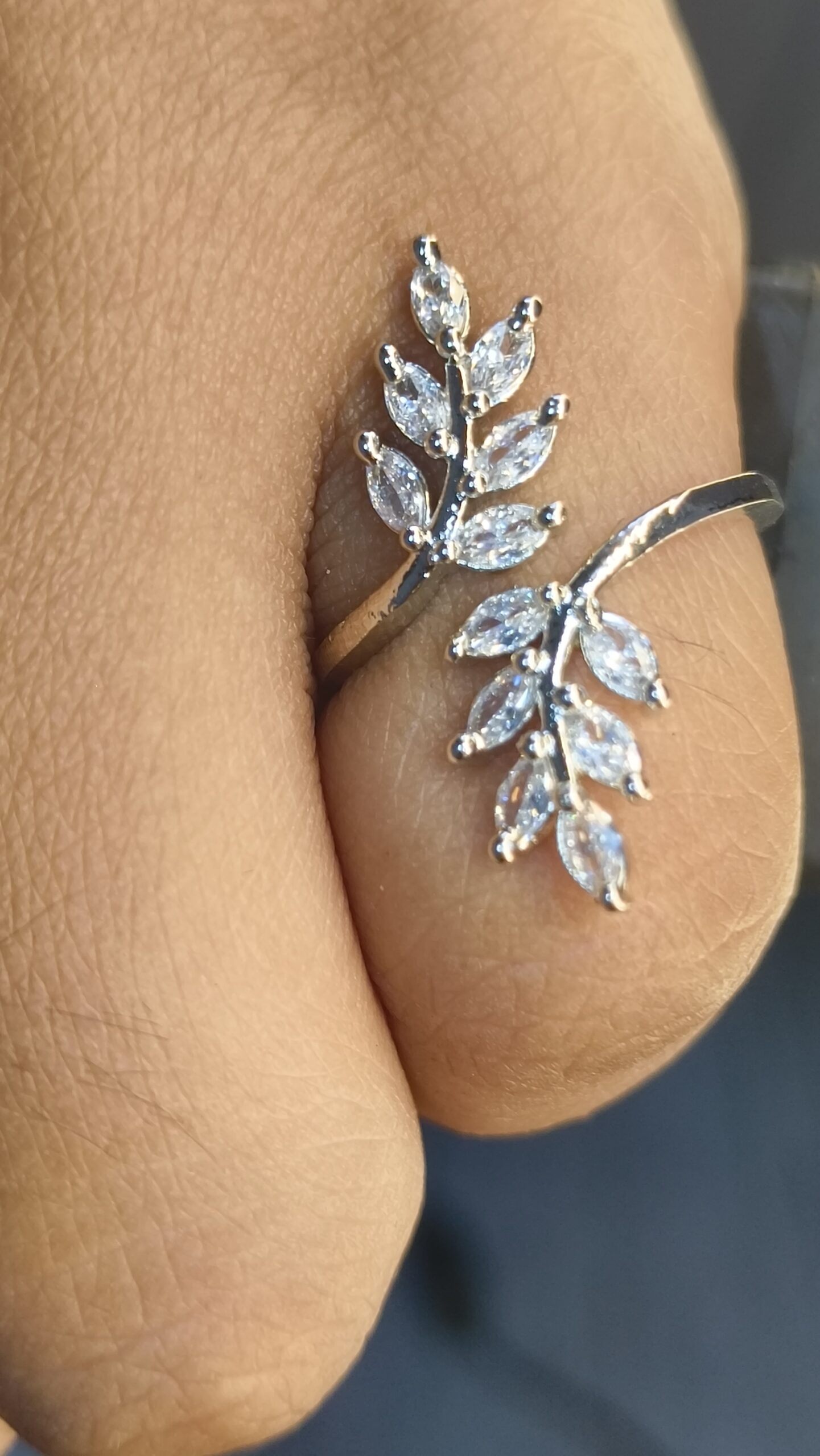 IMG_20250420_183609560 Heer Patta (Jewelled Leaf) Ring