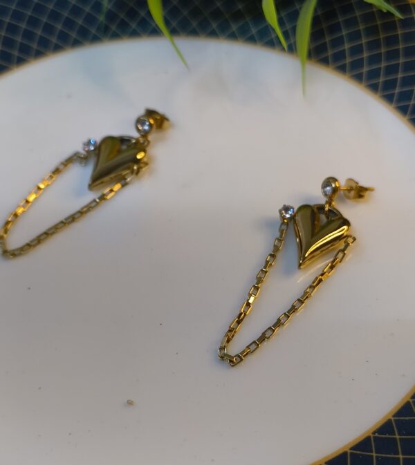 IMG_20250425_153213830 (1) Golden Heart Chain Earrings