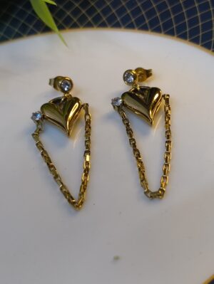 IMG_20250425_153230802 (1) Golden Heart Chain Earrings