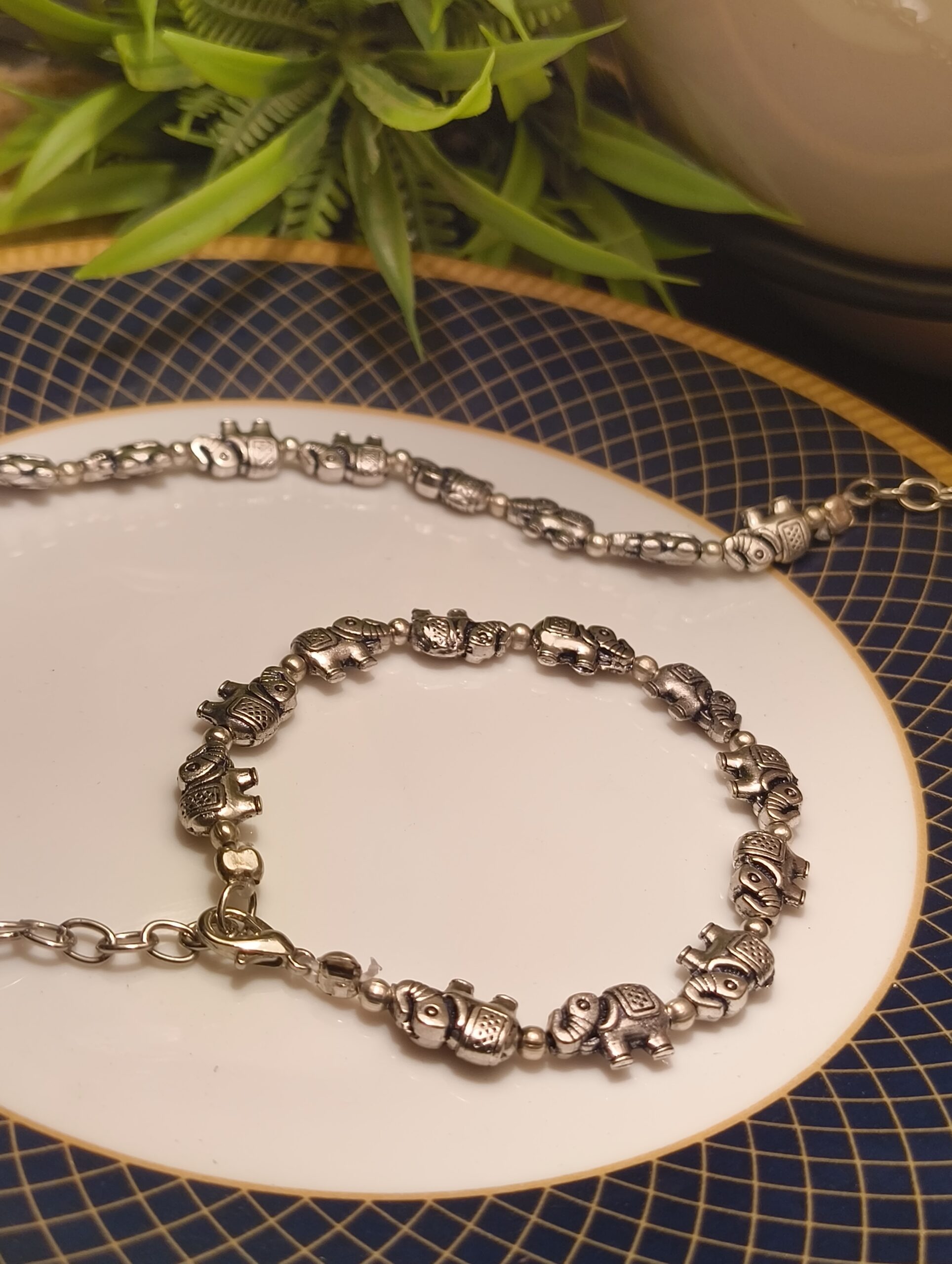 IMG_20250427_151131310 Royal Elephant Charm Bracelet