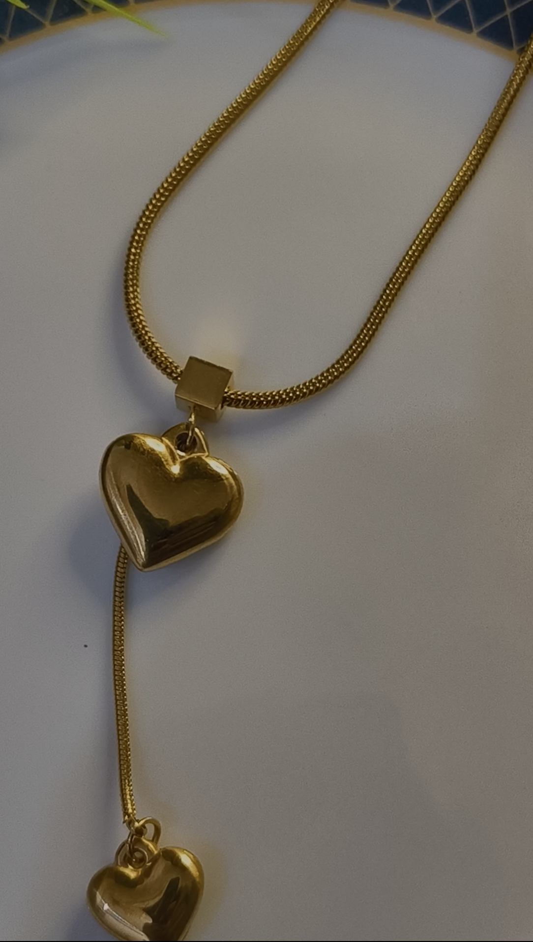 Screenshot_20250427-130929 Twin Hearts Drop Pendant