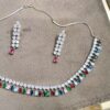photo_6057823437549848045_y Aarohi Multicolor Stone Necklace Set with Earrings