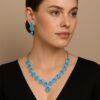 photo_6060075237363533719_y Azure Sparkle Necklace & Earring Set